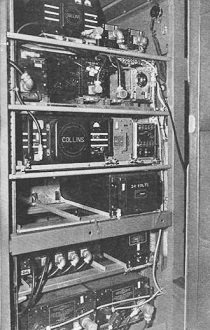 The radio installation in the "Convair." - RF Cafe