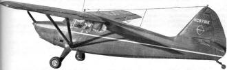 A 4-place Stinson, a private aircraft, showing rotatable loop antenna.  - RF Cafe