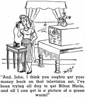 Electronics-Themed Comics (page 100) January 1950 Radio & Television News - RF Cafe