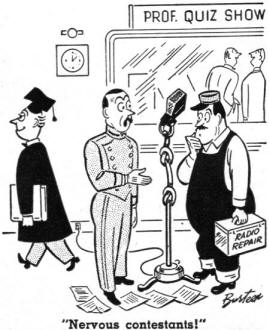 Electronics-Themed Comics (page 148) January 1950 Radio & Television News - RF Cafe