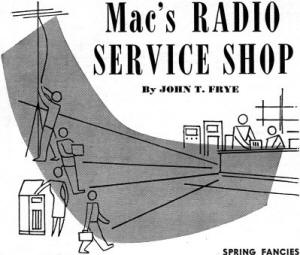 Mac's Radio Service Shop: Spring Fancies", April 1952 Radio & Television News - RF Cafe