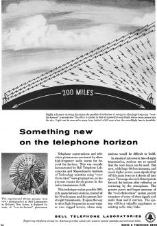 Bell Telephone Laboratories - Over-the-Horizon Communications, October 1955 Radio & Television News - RF Cafe