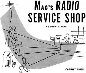 Mac's Radio Service Shop: Cabinet Crisis, March 1955 Radio & Televsion News - RF Cafe
