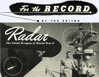 For the Record - Amateur Radio & Radar, October 1945 Radio News - RF Cafe