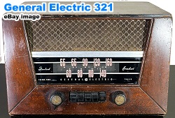 General Electric Model 321 Radio - RF Cafe
