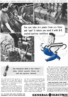 General Electric Sealed-Ignitron Rectifiers, October 1944 Radio News - RF Cafe