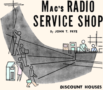 Mac's Radio Service Shop: Discount Houses, November 1954 Radio & Television News - RF Cafe