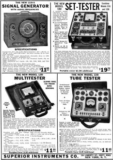 Superior Instruments, December 1939 Radio News - RF Cafe
