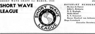 Short Wave League honorary members - RF Cafe