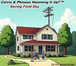 Calvin & Phineas: Saving Field Day, by Kirt Blattenberger - RF Cafe
