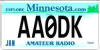Minnesota Amateur Radio Specialty License Plate - RF Cafe