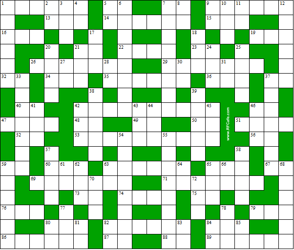 RF Directional Coupler Theme Crossword Puzzle for September 12, 2021 - RF Cafe