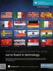 Mouser Electronics, Clever COuntry Flags from Electronics Components - RF Cafe