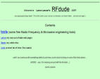 RF Cafe - Wayback™ Machine website archive: click to view full-size RF Dude