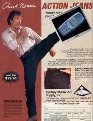 Chuck Norris Nokia Advertisement - RF Cafe