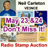 Neil Carleton's (VE3NCE) Radio Stamp Collection Auction May 23 & 24 - RF Cafe