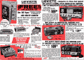 Lafayette Radio Electronics Advertisement, January 1965 Popular Electronics - RF Cafe