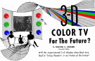 3-D Color TV for the Future?, May 1958 Radio News - RF Cafe Website