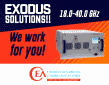 Exodus Advanced Communications Intros 18-40 GHz, 40 W Power Amplifiers - RF Cafe Website