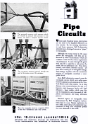 Bell Telephone Laboratories Advertisement: Pipe Circuits, November 1948 Radio & Television News - RF Cafe Website