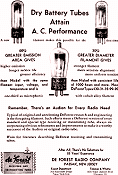 De Forest Radio Company Advertisement, December 1931 QST - RF Cafe Website