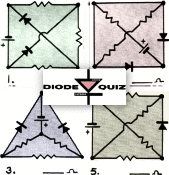 Diode Circuit Quiz, July 1961 Popular Electronics - RF Cafe Website