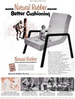 Natural Rubber Bureau Advertisement, February 18, 1950, The Saturday Evening Post - RF Cafe Website