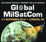 Global MilSatCom 2019 Conference and Exhibition - RF Cafe