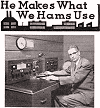 He Makes What We Hams Use - Art Collins, June 1953 QST - RF Cafe Website