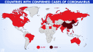 Coronavirus World Map (MSN) - RF Cafe