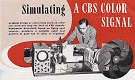 Simulating a CBS Color Signal, September 1951 Radio & Television News - RF Cafe Website