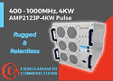 Exodus Advanced Communications AMP2123P-4KW, 400-1000 MHz, 4 kW Solid State Pulse Amplifier - RF Cafe Website