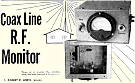 Coax Line R.F. Monitor, November 1957 Radio & TV News - RF Cafe