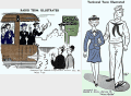 Electronics-Themed Comics: Radio Term Illustrated Technical Term Illustrated, March and June 1946, Radio-Craft - RF Cafe