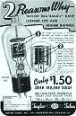 Vintage Taylor Tubes Advertisement, February 1941 QST - RF Cafe Website