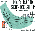 Mac's Radio Service Shop: Whose Ox is Gored?, September 1950 Radio & Television News Article - RF Cafe