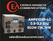 Exodus AMP2103P-LC, 0.5–3.2 GHz, 1 kW Pulse SSPA - RF Cafe