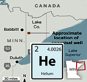 Helium gas well discovered Pulsar Minnesotr - RF Cafe