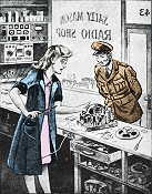 Sally, the Service Maid: The Case of the Silent Speaker, April 1944 Radio-Craft - RF Cafe