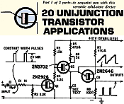 20 Unijunction Transistor Applications, June 1968 Radio-Electronics - RF Cafe