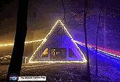 A-Frame Lighted Refracting Prism - RF Cafe