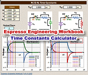 Time Constants Calculator Added to Espresso Engineering Workbook - RF Cafe