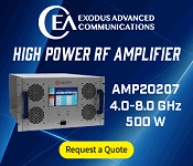 Exodus Advanced Communications AMP20207 4-8 GHz 500 W SSHPA - RF Cafe Website