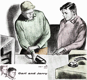 Carl and Jerry: Whirling Wheel Magic, January 1960 Popular Electronics - RF Cafe