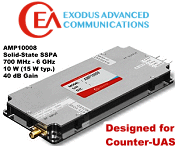 Exodus Mission-Ready SSPAs for UAV Counter-UAS Systems - RF Cafe