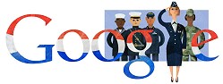 Veterans Day 2014 Google Doodle - RF Cafe