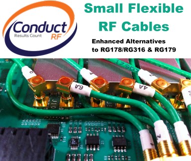 ConductRF Small Flexible RF Test Cables - RF Cafe
