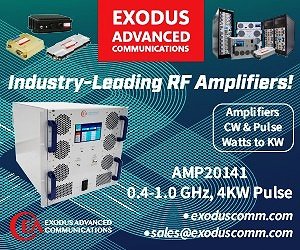 Exodus Advanced Communications AMP20141, 0.4–1.0 GHz, 4 kW Pulse SSPA - RF Cafe