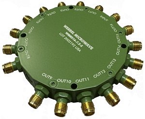 Werbel Microwave WM16RD-7.2-S 16-Way Resistive Power Splitter for up to 7.2&nbsp;GHz