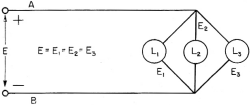  Figure 20. - Voltages in parallel circuits.